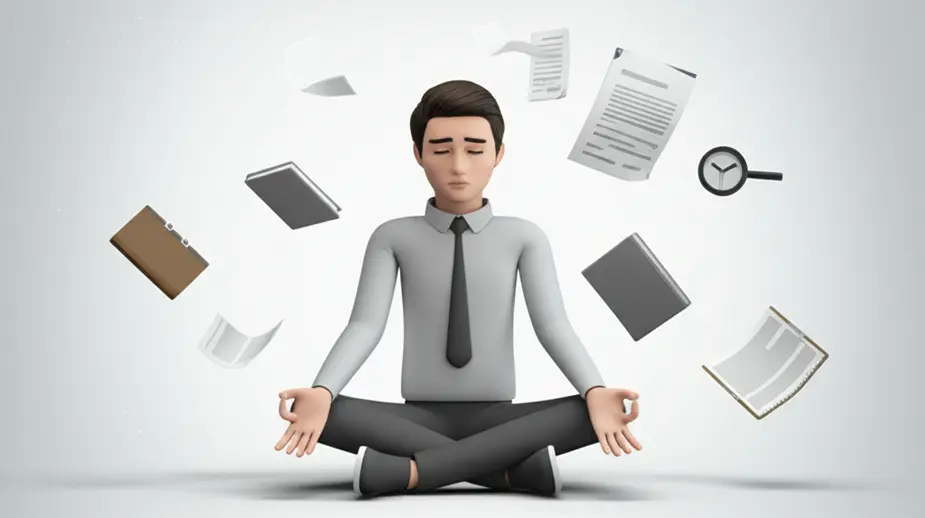 287_a-frustrated-person-trying-to-meditate-with-distractions-around-1745187035390